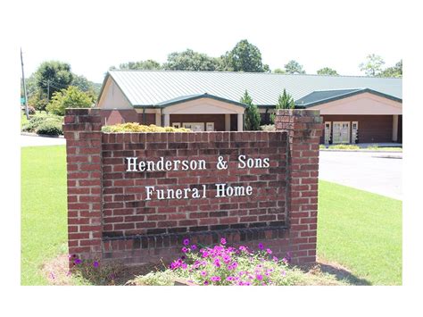 Henderson and sons funeral home - Henderson & Sons Funeral Home - Oaknoll Chapel 2542 Shorter Ave, Rome, GA 706-291-0073 Send flowers. Rome Memorial Park, South 2446 Cedartown Hwy, Rome, GA (706) 290 ... 